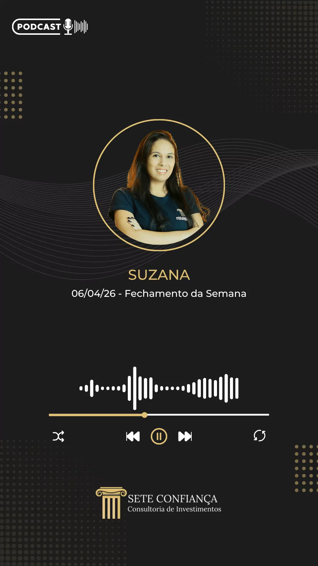 sete confiança audio